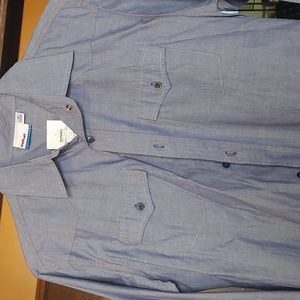 Men's New with Tag Denim Look Shirt (Shirt is missing one button)